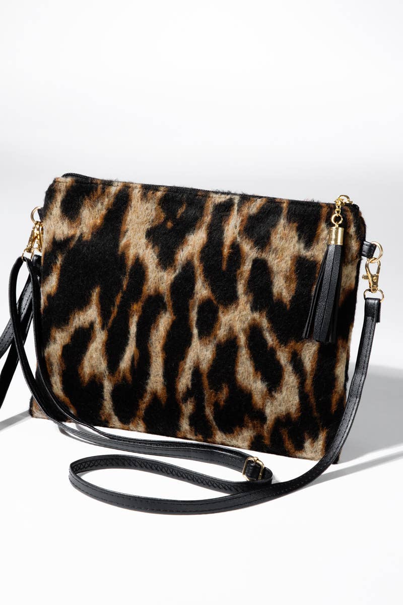Leopard Print Crossbody Bag