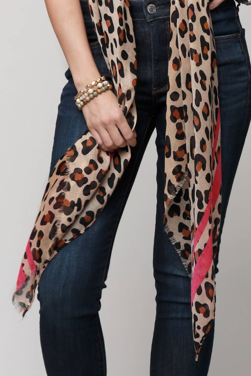 Leopard Print Scarf