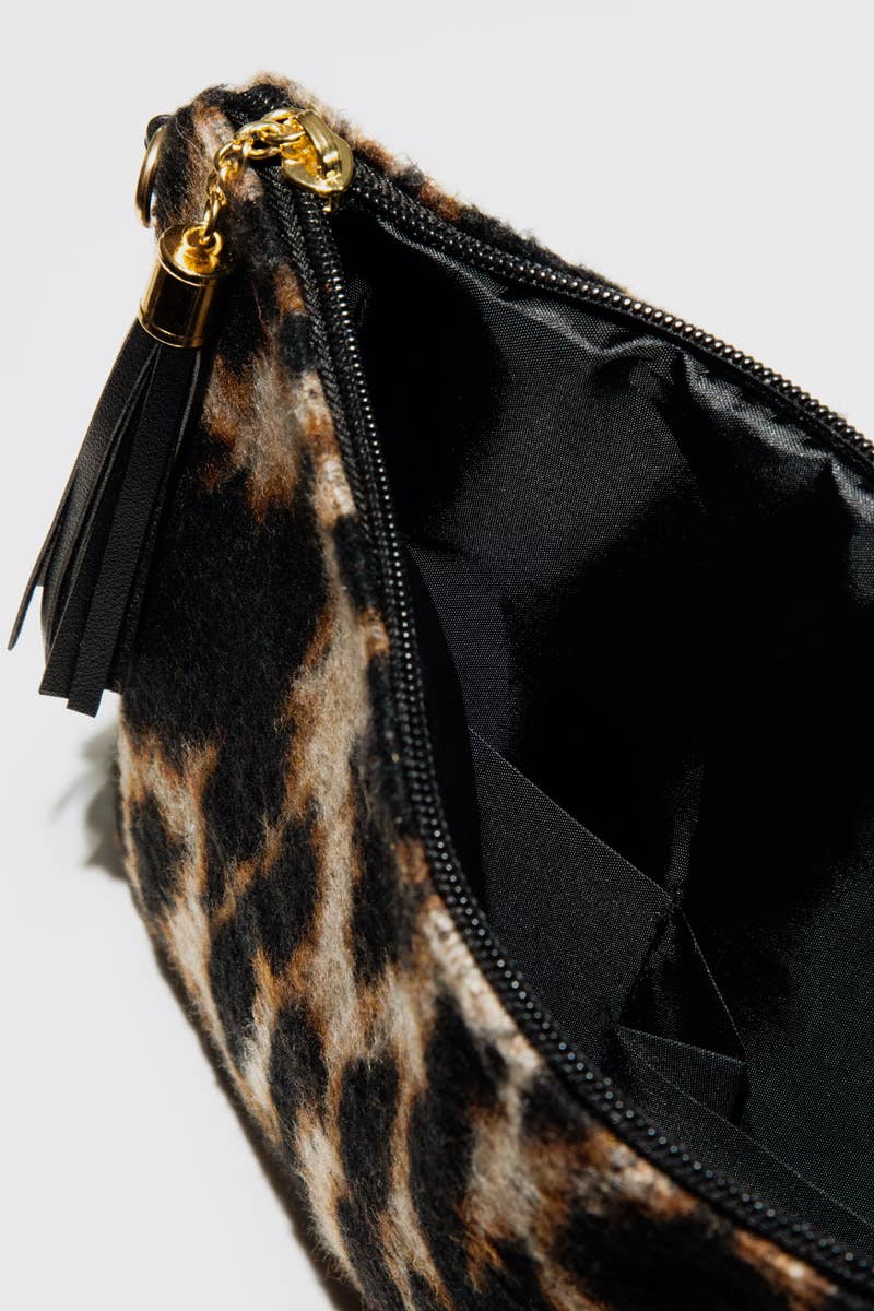 Leopard Print Crossbody Bag