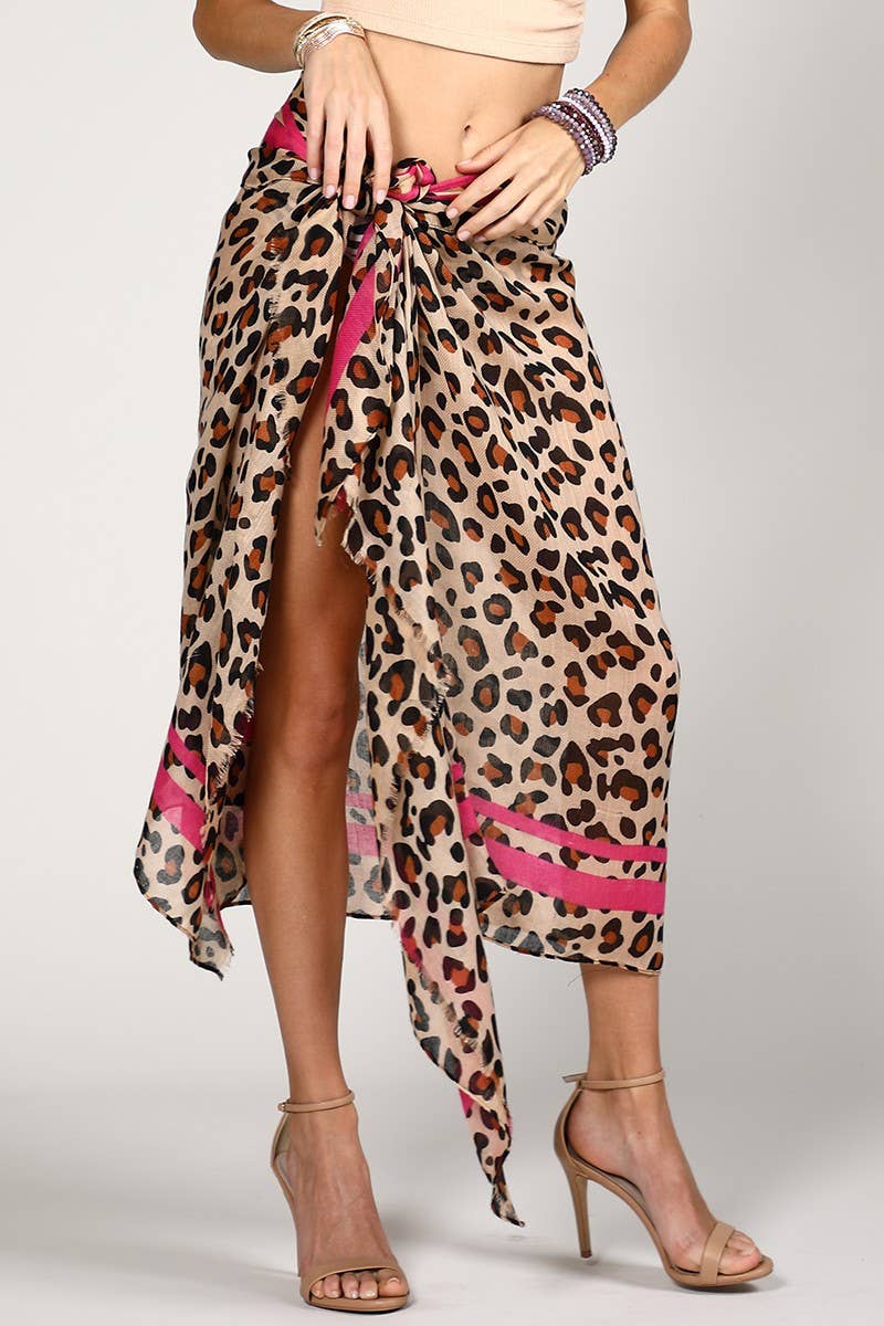 Leopard Print Scarf