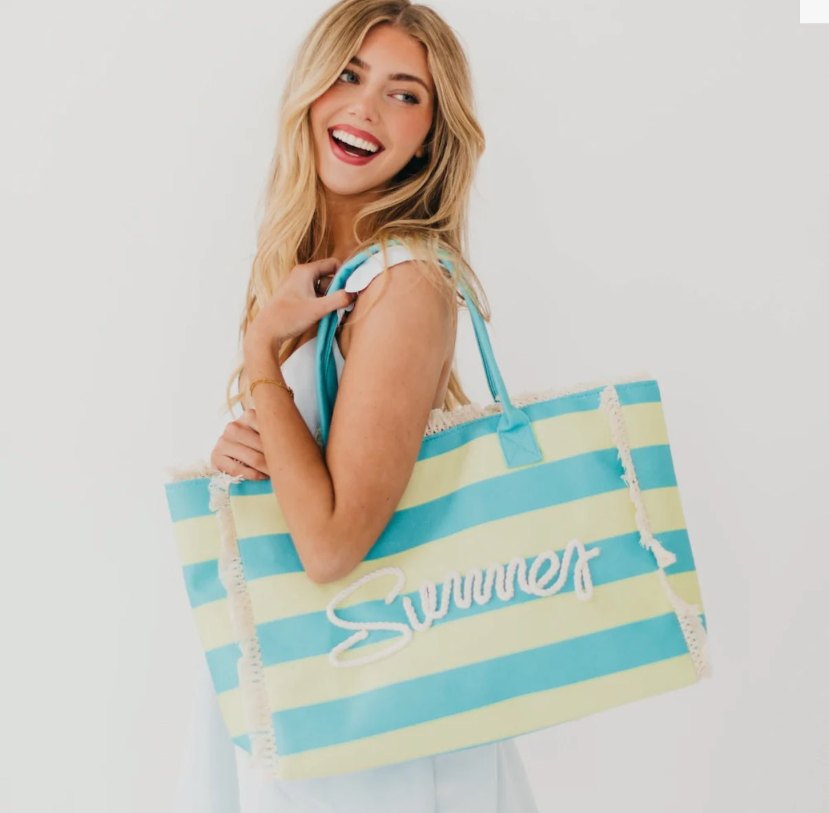 Striped Summer Tote