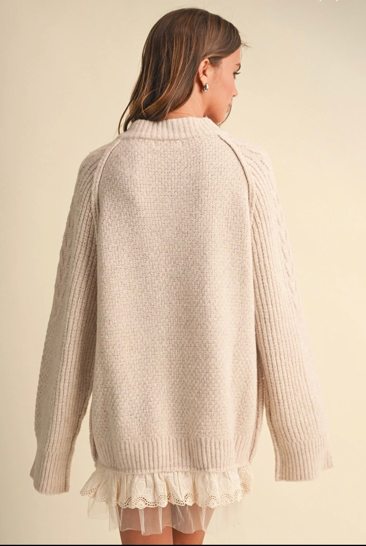 Preorder Ivory Sweater Dress