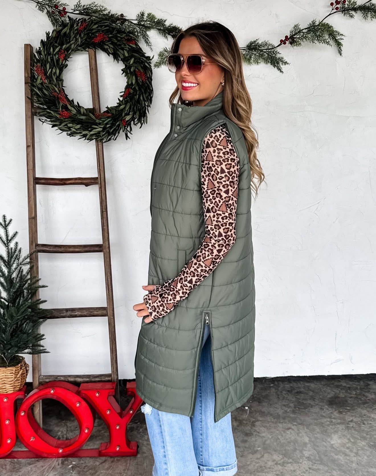 Preorder Long Puffer Vest