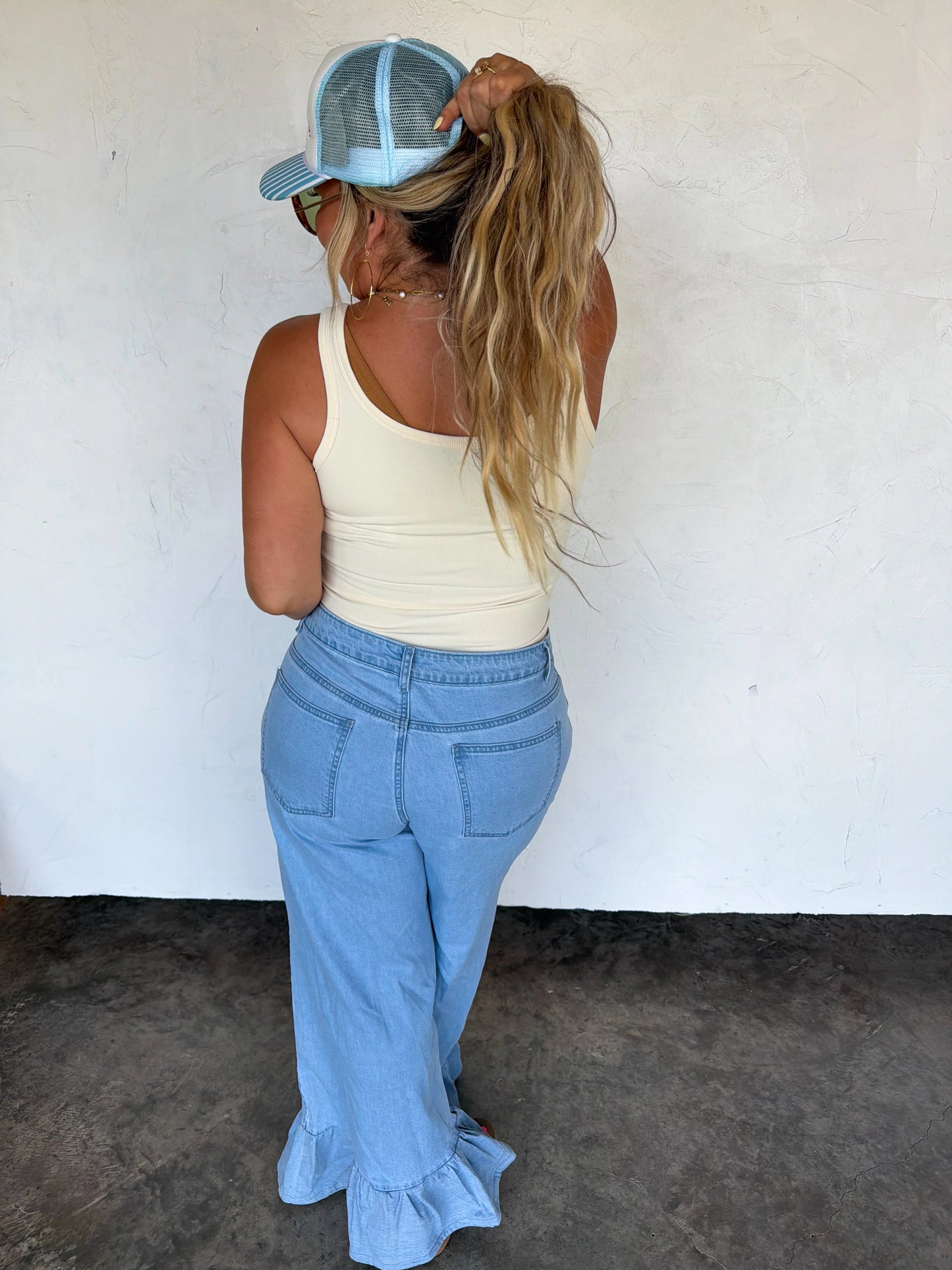 PREORDER- CALLIE RUFFLE JEANS