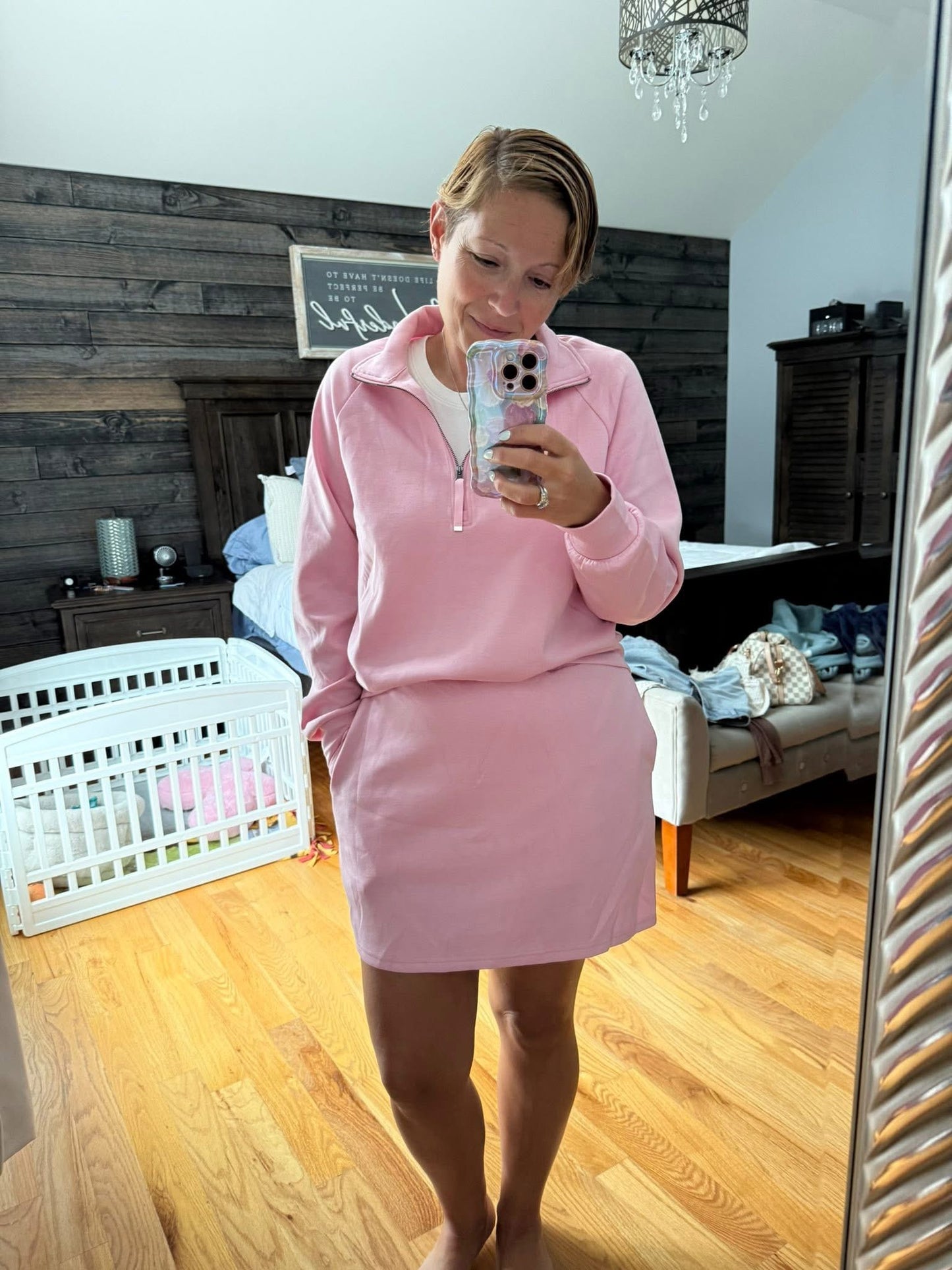 Pink Skort Set