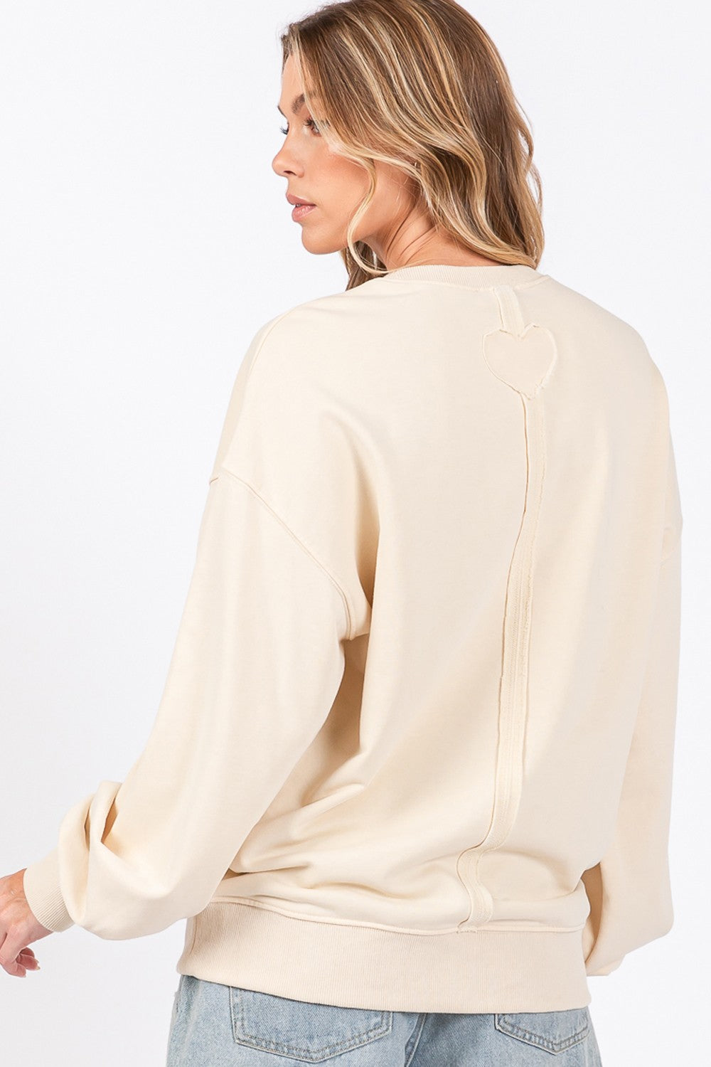 LOVE Drop Shoulder Sweatshirt