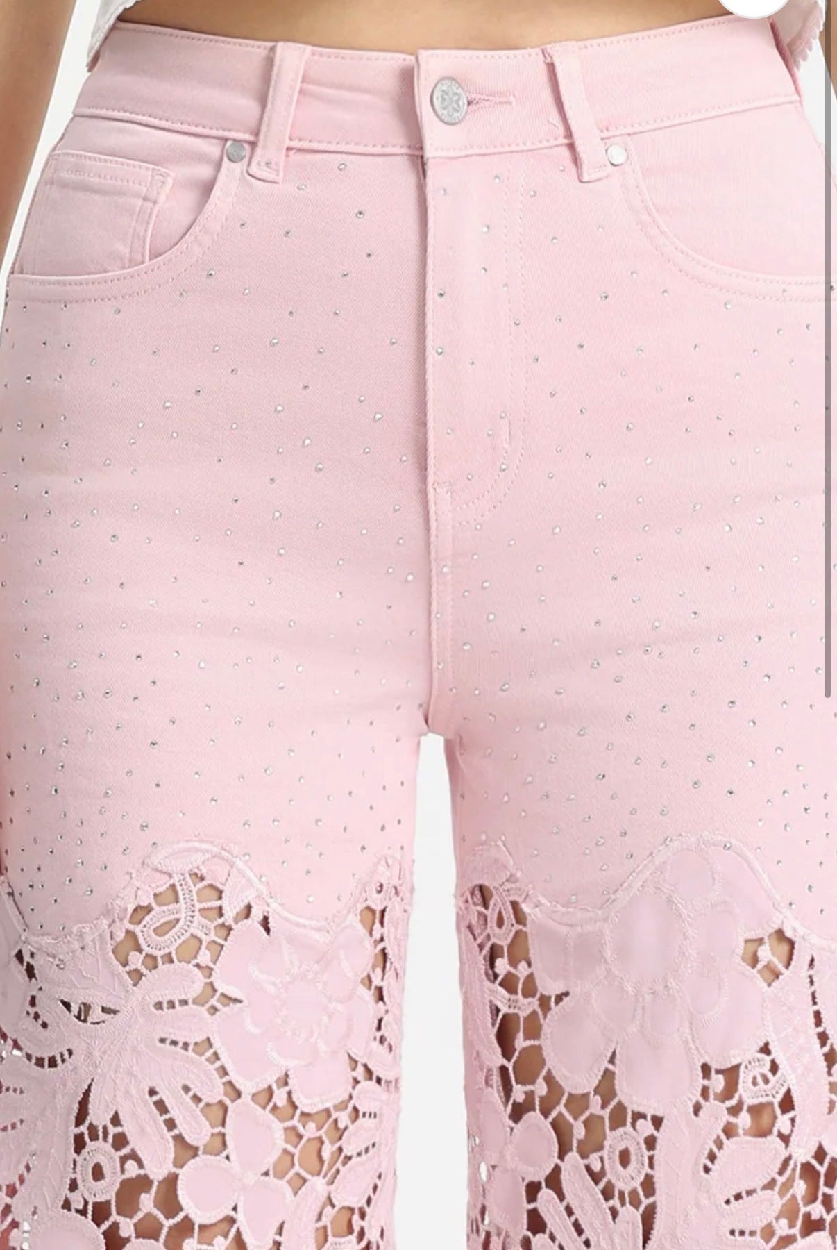 Pre Order Lace Jeans
