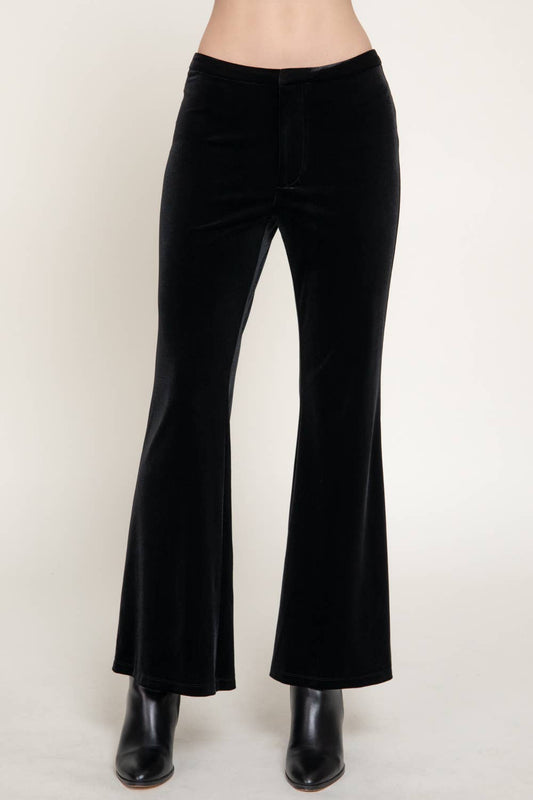 Velvet Flare Pants