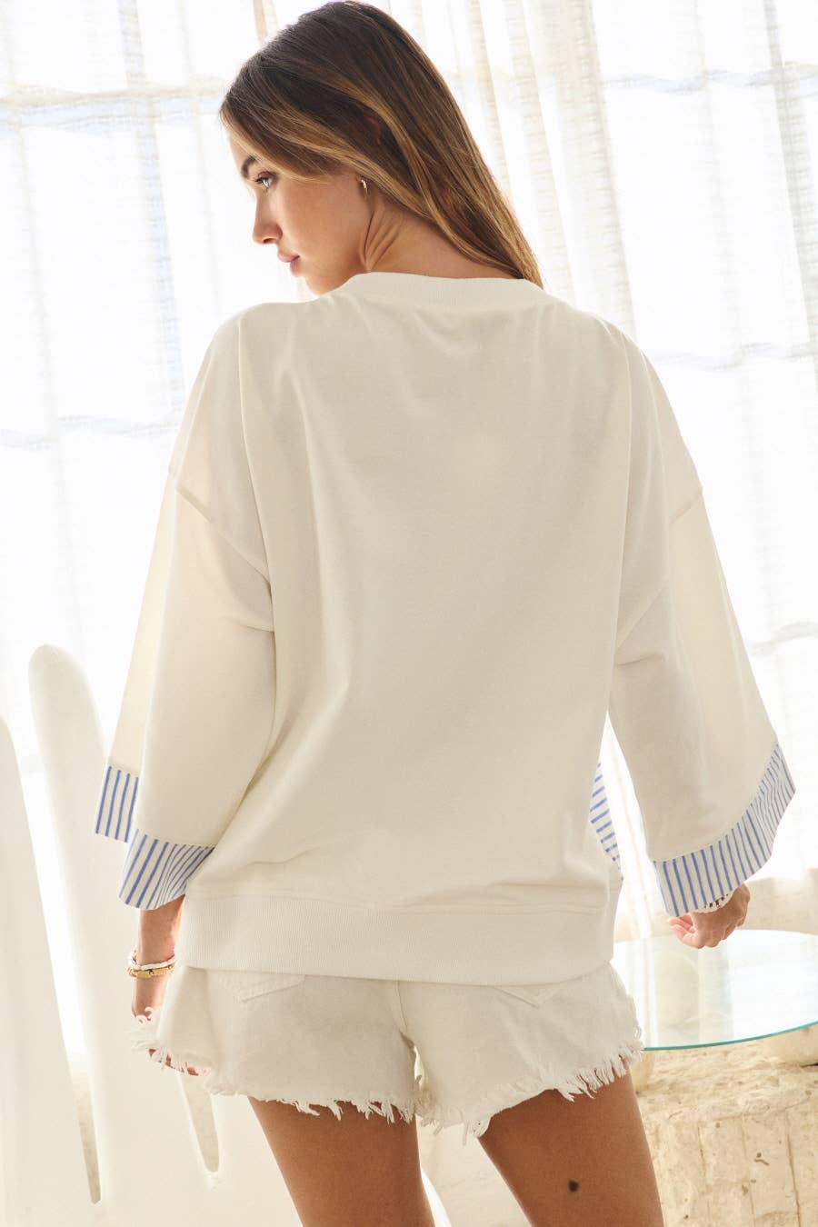 Nautical Sailboat Graphic Sweatshirt