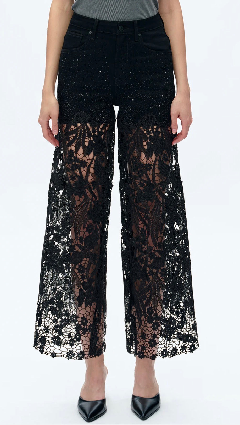 Pre Order Lace Jeans