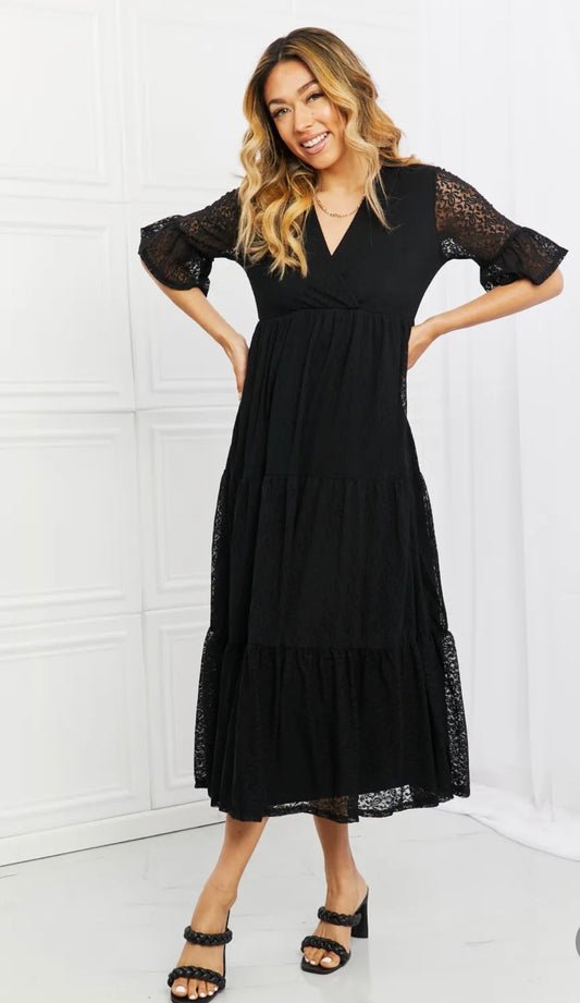 Black Lace Dress