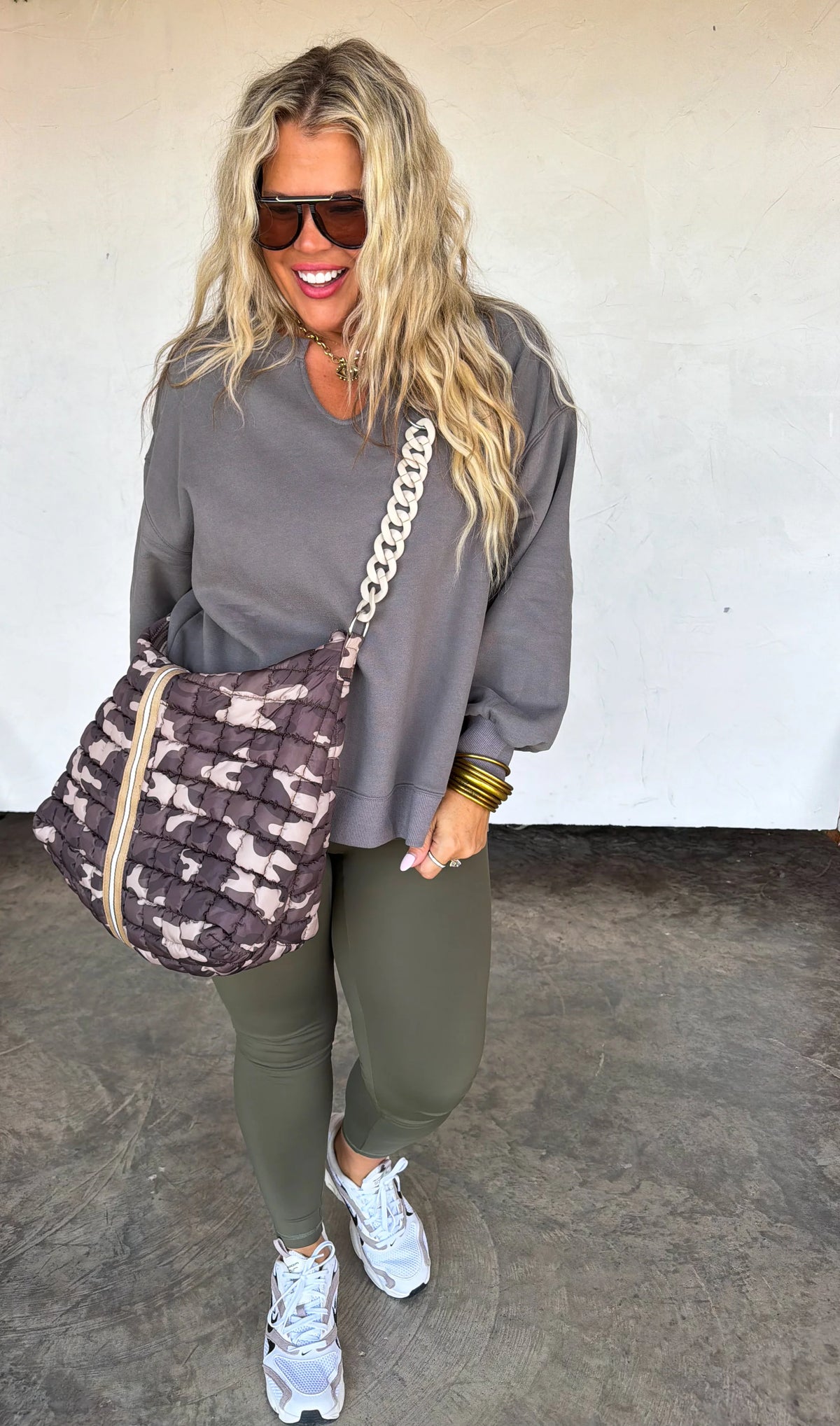 Preorder Camo Puffer Bag