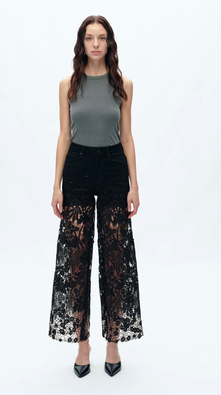 Pre Order Lace Jeans