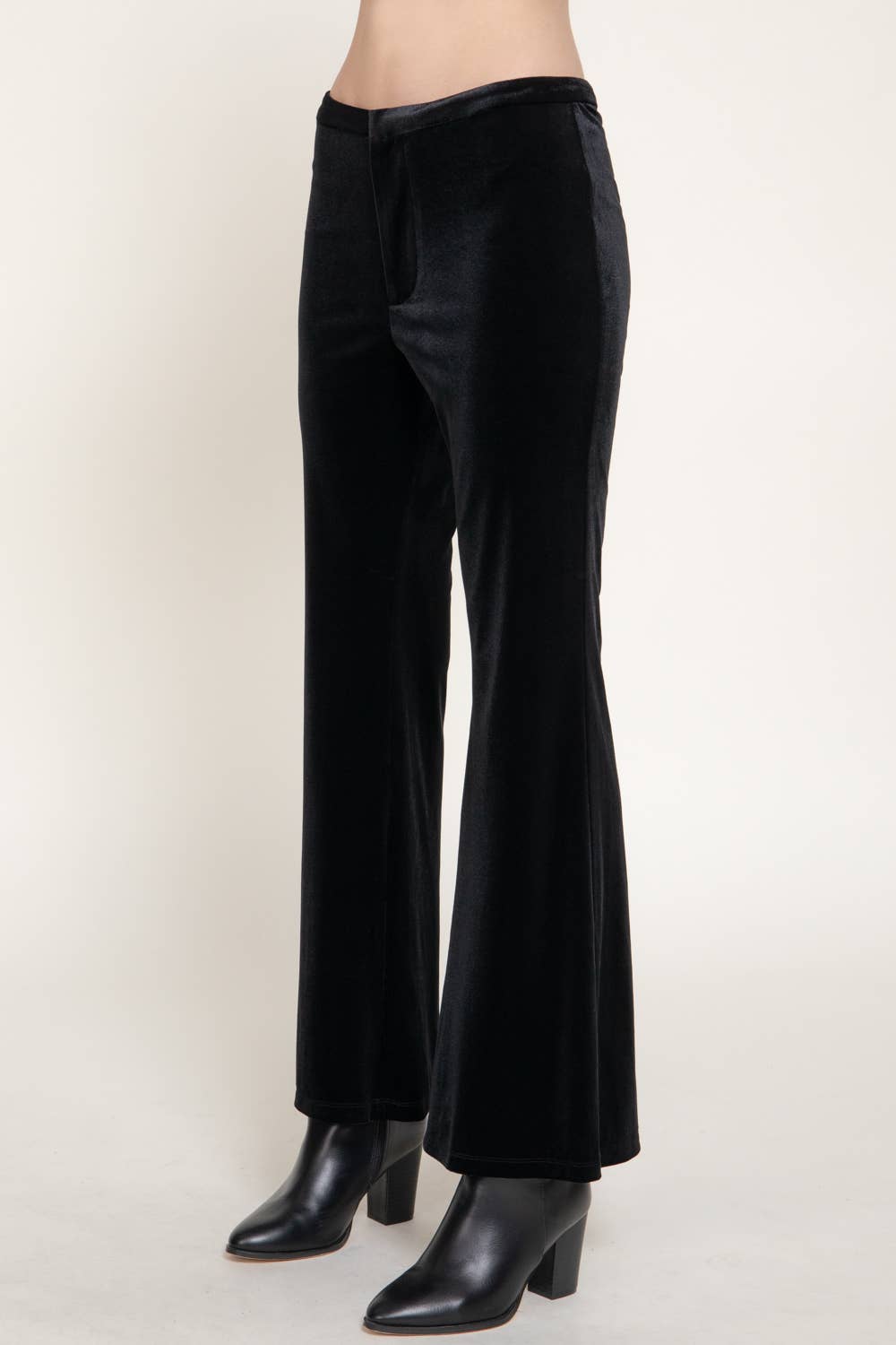 Velvet Flare Pants