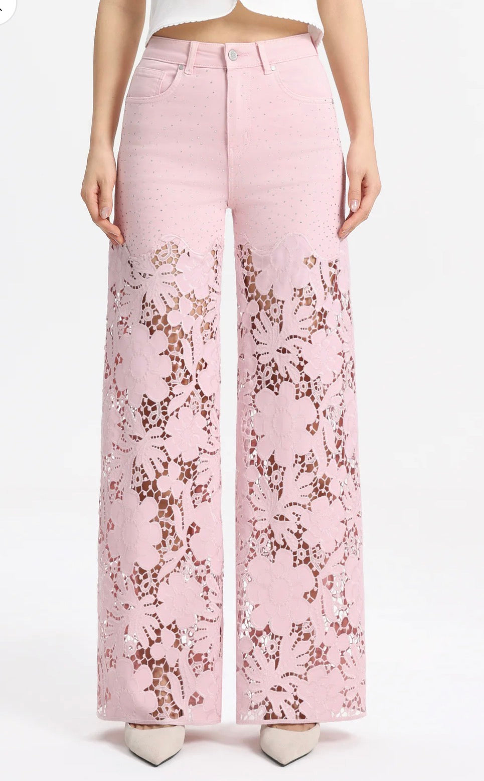 Pre Order Lace Jeans