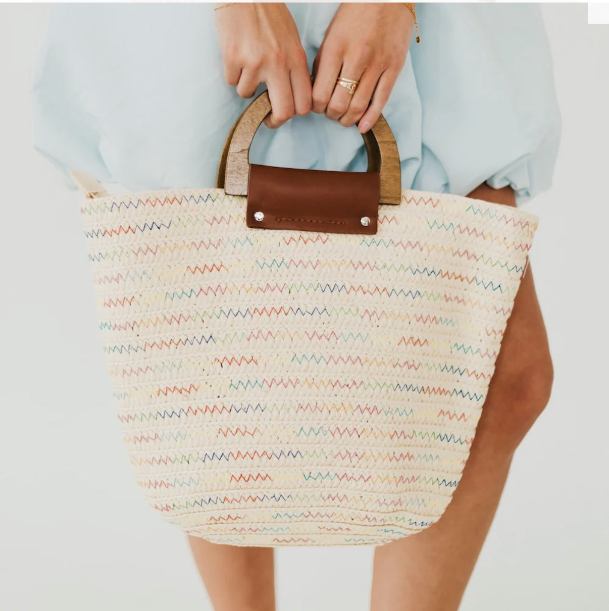 Savannah Straw Tote Bag