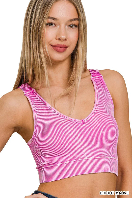 PADDED ULTRA LIFT BRA BRAMI CROPPED TANK