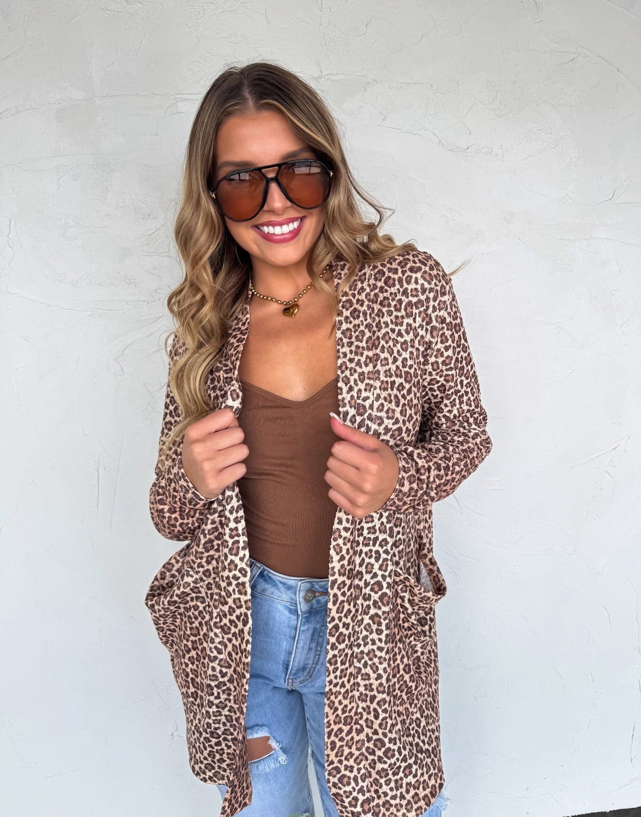 PREORDER- CAMO & CHEETAH PRINT LOLA CARDIGAN