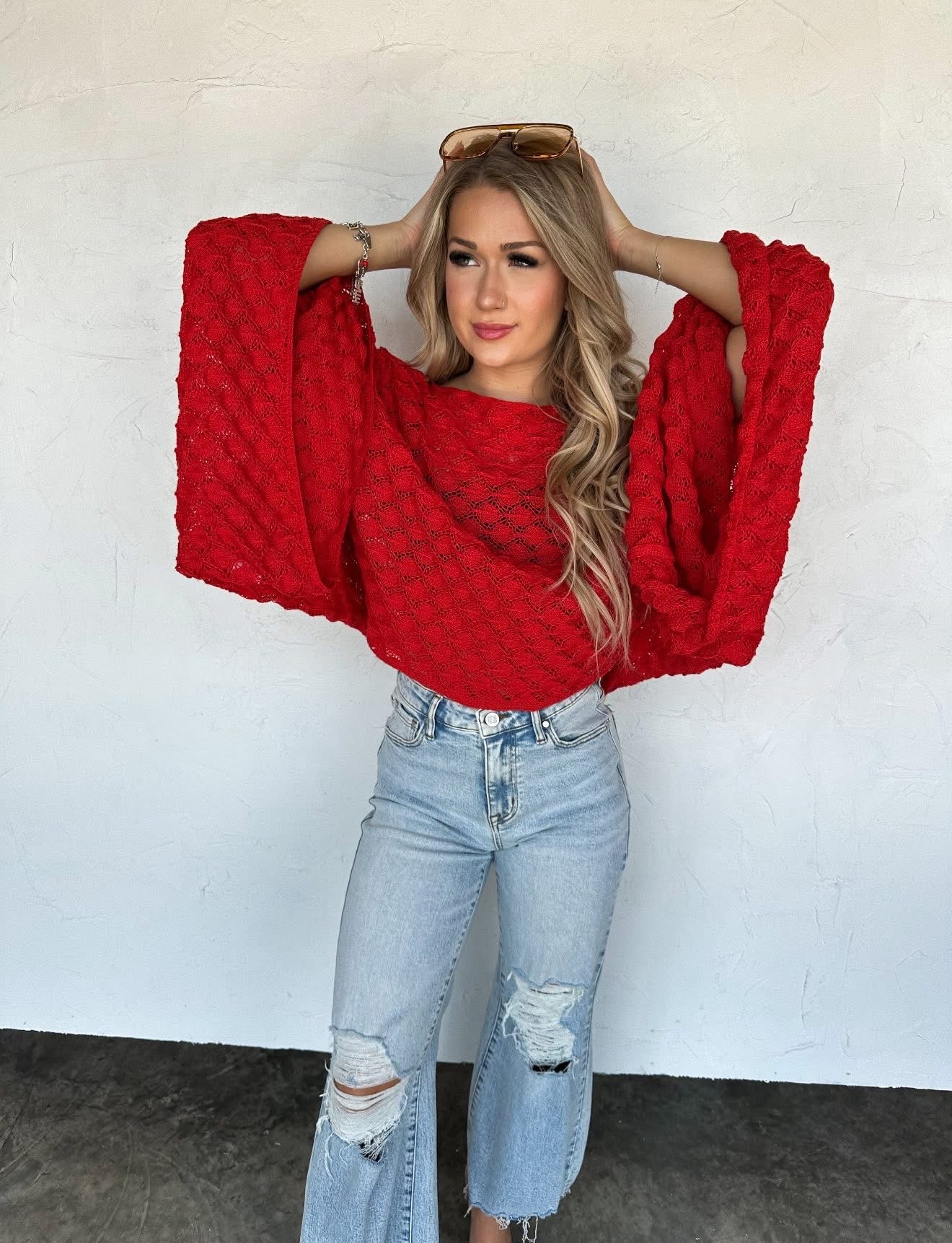 PREORDER- WINTER FREE SPIRIT BELL SLEEVE TOP