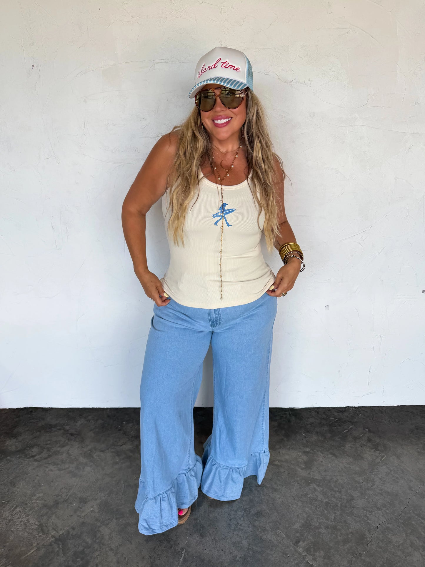 PREORDER- CALLIE RUFFLE JEANS
