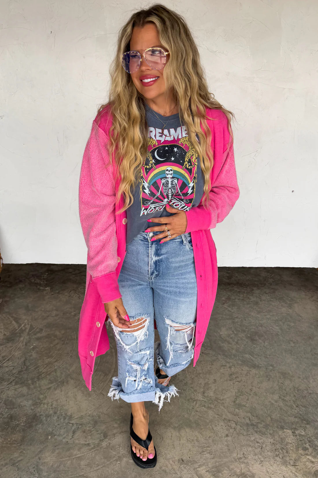 SPRING DESI SWEATSHIRT CARDIGAN