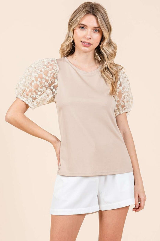Puff Short Sleeve Top
