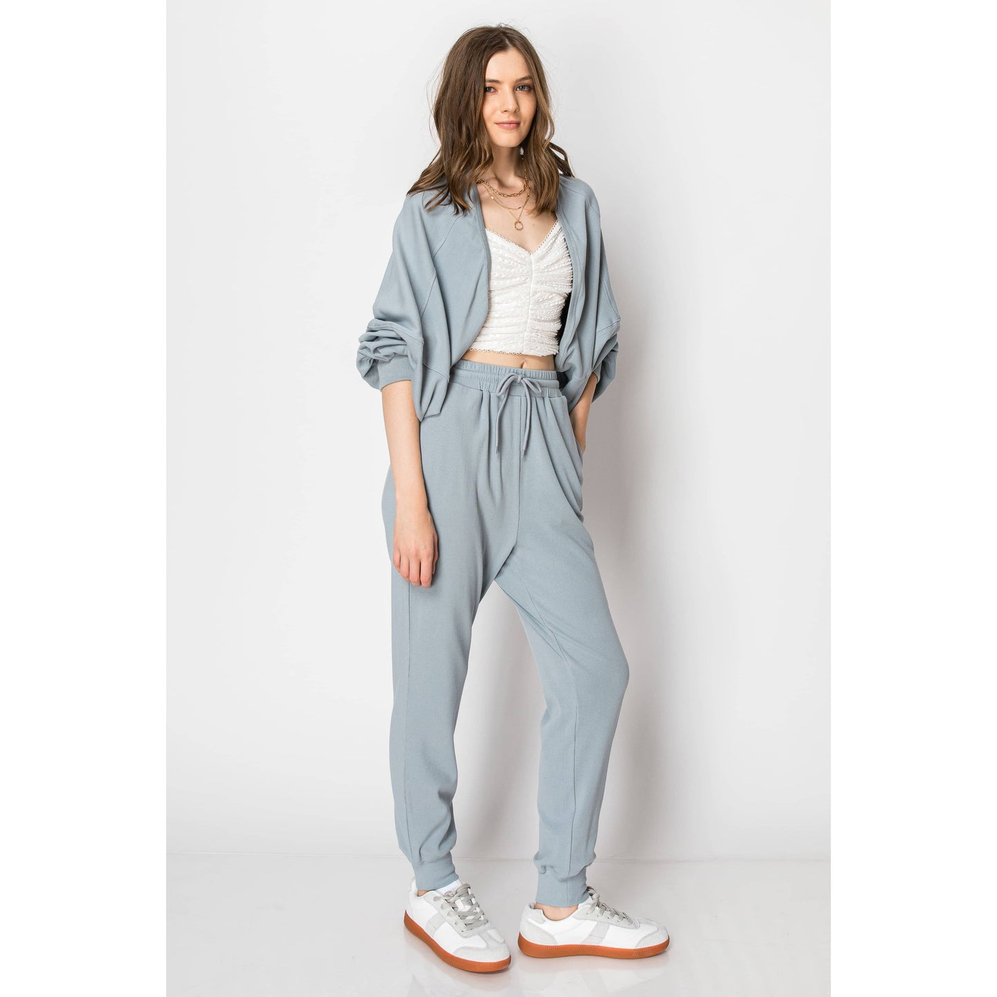 Shrug Cardigan Jogger Pants Lounge Set