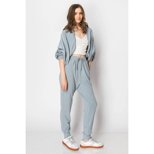 Shrug Cardigan Jogger Pants Lounge Set