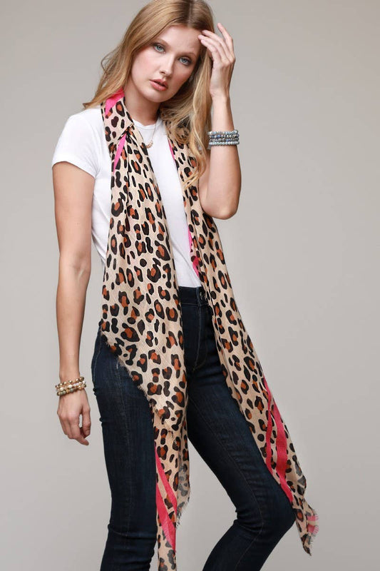 Leopard Print Scarf